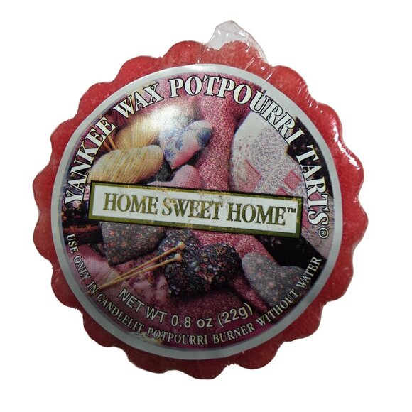 Yankee Candle Wax Tarts Set Of 4 Warm Apple Crisp Home Sweet Home Scents - Picture 3 of 4
